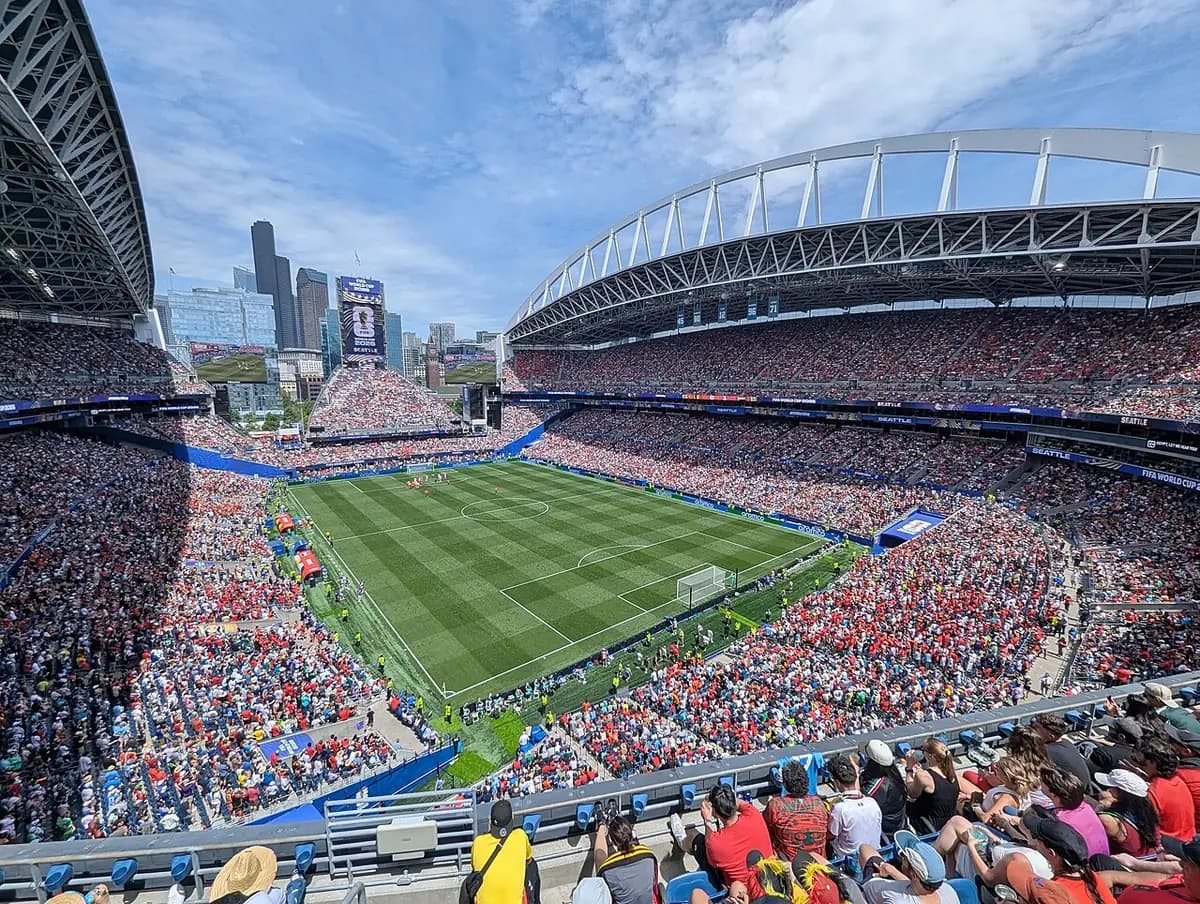 Belgium face Egypt under the lights at Lumen Field in Seattle during the 2026 World Cup.
